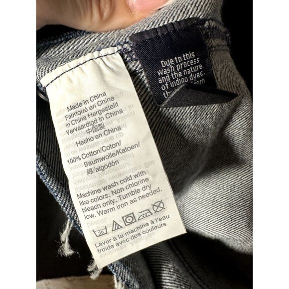 MADEWELL LADIES DENIM MINI WRAP SKIRT (6) WORN ONCE EUC A-151 - Picture 5 of 5